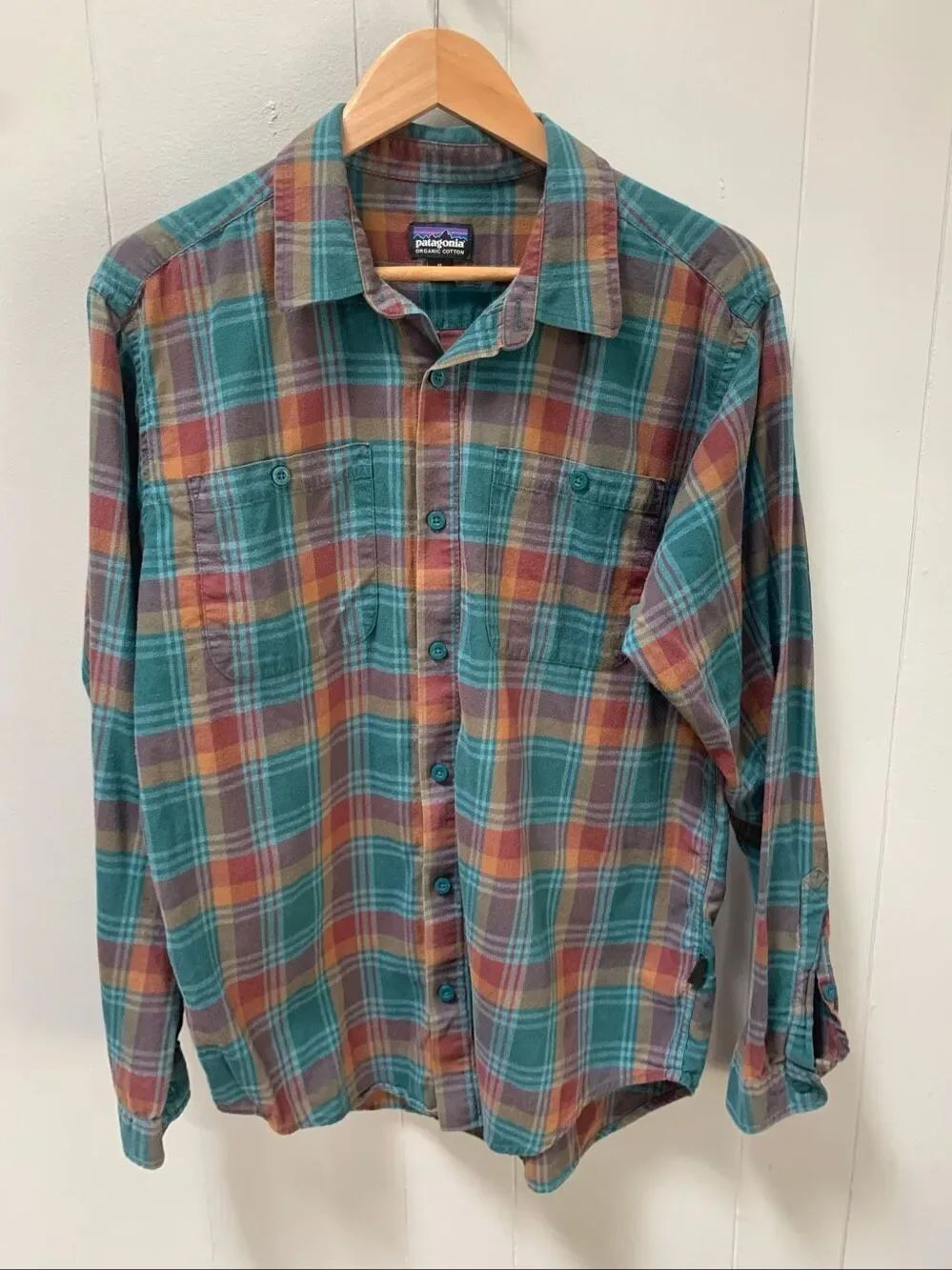Patagonia Mens Long-Sleeved Pima Cotton Shirt Medium